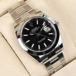 2025 ROLEX DATEJUST BLACK DIAL 41MM 126300