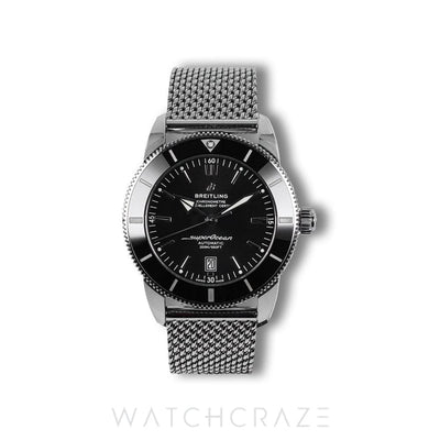 BREITLING SUPEROCEAN HERITAGE BLACK DIAL 46MM AB2020121B1A1