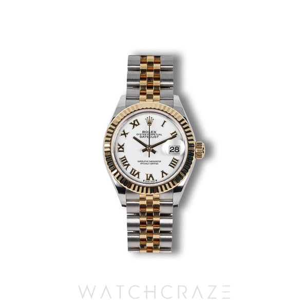 2024 ROLEX LADY DATE JUST TWO TONE YELLOW GOLD AND STEEL 28MM 279173