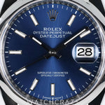 2025 ROLEX DATEJUST BLUE DIAL 36MM 126200