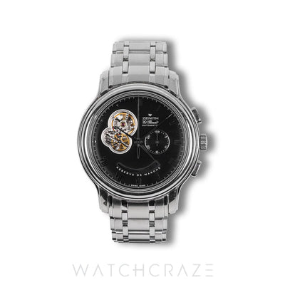 ZENITH EL PRIMERO CHRONOMASTER OPEN BLACK DIAL 45MM 03.1260.4021