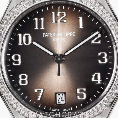 2021 PATEK PHILIPPE TWENTY~4 GREY SUNBURST DIAL 36MM 7300/1200A-010