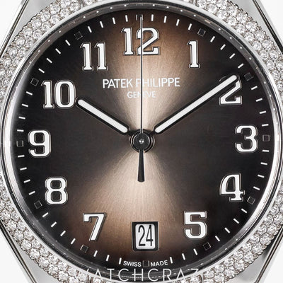 2021 PATEK PHILIPPE TWENTY~4 GREY SUNBURST DIAL 36MM 7300/1200A-010