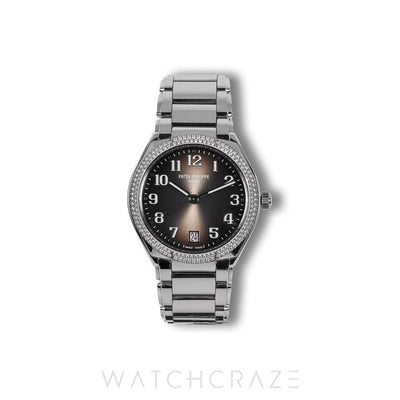 2021 PATEK PHILIPPE TWENTY~4 GREY SUNBURST DIAL 36MM 7300/1200A-010