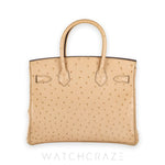 2015 HERMES BIRKIN 30 PATCHEMIN GOLD HARDWARE