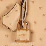 2015 HERMES BIRKIN 30 PATCHEMIN GOLD HARDWARE