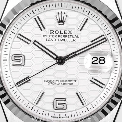 2026 ROLEX LAND-DWELLER WHITE DIAL 40MM 127334
