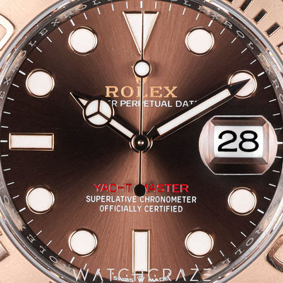2024 ROLEX YACHT-MASTER TWO TONE ROSE GOLD AND STEEL BROWN DIAL 40MM 126621