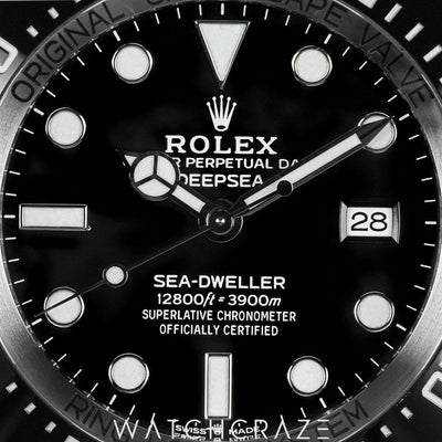 2020 ROLEX DEEPSEA SEA-DWELLER BLACK DIAL 44MM 126660