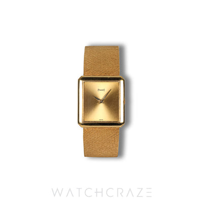 PIAGET PROTOCOLE 18K YELLOW GOLD 25 x 27MM 91542