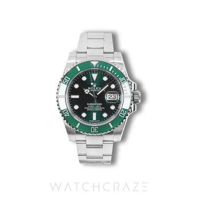 2019 ROLEX SUBMARINER DATE GREEN DIAL 40MM 116610LV