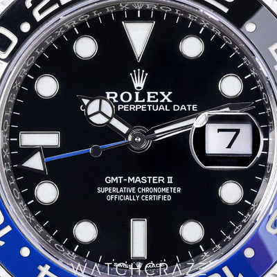 2022 ROLEX GMT MASTER II 40MM BATGIRL 126710BLNR