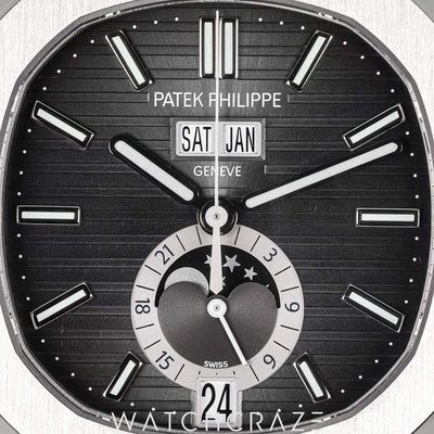 2024 PATEK PHILIPPE NAUTILUS ANNUAL CALENDAR STAINLERSS STEEL 40MM 5726A-001