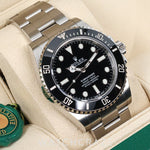 2024 ROLEX SUBMARINER NO DATE BLACK DIAL STAINLESS STEEL 41MM  124060