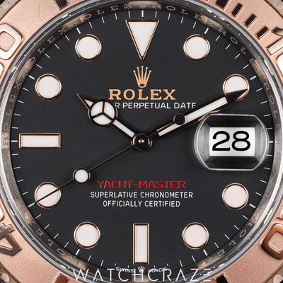 2025 ROLEX YACHT-MASTER TWO TONE ROSE GOLD AND STEEL BLACK DIAL 40MM 126621