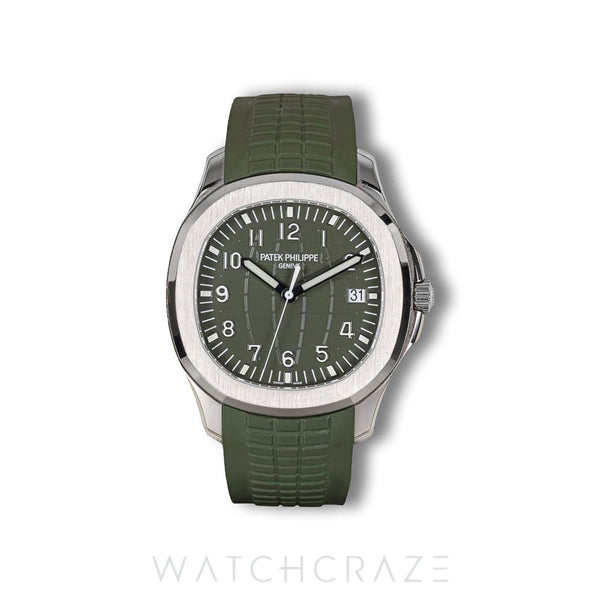 2023 PATEK PHILIPPE AQUANAUT GREEN DIAL 42MM 5168G-010