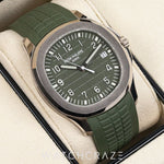 2023 PATEK PHILIPPE AQUANAUT GREEN DIAL 42MM 5168G-010
