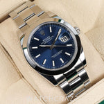 2024 ROLEX DATEJUST BLUE DIAL SMOOTH OYSTER 41MM 126300