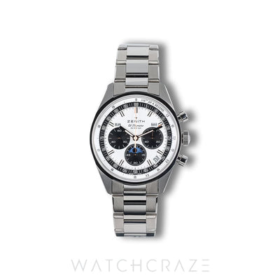 2023 ZENITH CHORONOMASTER ORIGINAL TRIPLE CALENDAR STEEL SILVER DIAL 38MM 03.3400.3610/39.C910