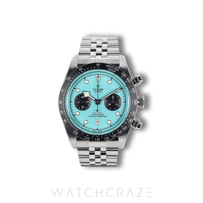 2026 TUDOR BLACK BAY CHRONOGRAPH FLAMINGO BLUE DIAL 79360N