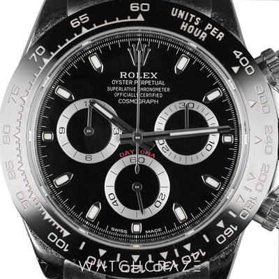 2021 ROLEX DAYTONA COSMOGRAPH BLACK DIAL 40MM 116500LN