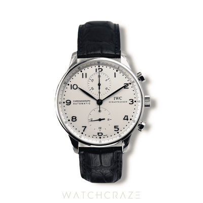 IWC PORTUGIESER CHRONOGRAPH WHITE DIAL 41MM IW371417