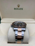 2022 ROLEX GMT MASTER II ROOTBEER ROLESOR EVEROSE & OYSTERSTEEL 40MM 126711CHNR - WatchCraze.com.au