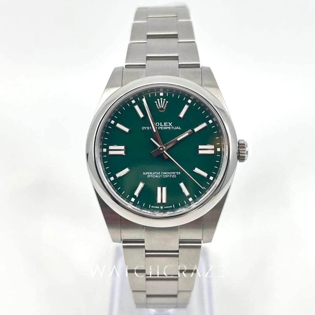 Green rolex oyster on sale perpetual