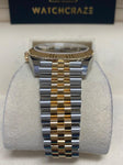 ROLEX DATEJUST 41MM GOLD DIAL w/ DIAMONDS 2022 126333 - WatchCraze.com.au
