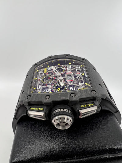 2018 RICHARD MILLE BLACK CARBON TPT FLYBACK CHRONOGRAPH RM11-03NTPT - WatchCraze.com.au