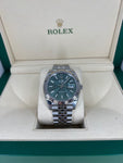 2022 ROLEX DATEJUST GREEN DIAL 41MM 126334 - WatchCraze.com.au