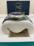 2022 ROLEX DATEJUST 41MM ROLESOR YELLOW GOLD & OYSTERSTEEL BLACK DIAL 126333 - WatchCraze.com.au