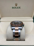 2022 ROLEX GMT MASTER II ROOTBEER ROLESOR EVEROSE & OYSTERSTEEL 40MM 126711CHNR - WatchCraze.com.au