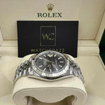 ROLEX DATEJUST GREY DIAL FLUTED & JUBILEE 126334 41mm 2021 - WatchCraze.com.au
