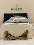 ROLEX DATEJUST 41MM BLACK DIAL w/ DIAMONDS TWO TONED 2022 126333 - WatchCraze.com.au