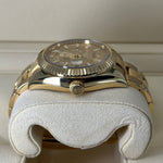 2020 ROLEX SKY-DWELLER FULL YELLOW GOLD CHAMPAGNE DIAL 42MM 326938