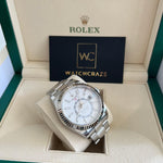ROLEX SKYDWELLER OYSTERSTEEL AND WHITE GOLD 326934 2020 - WatchCraze.com.au