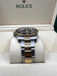 2015 ROLEX GMT MASTER 2 YELLOW GOLD STEEL GMT II 11673LN - WatchCraze.com.au