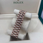2021 ROLEX DAY-DATE 18CT EVEROSE GOLD 40MM 228234 DISCONTINUED DIAL - WatchCraze.com.au