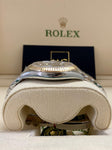 ROLEX DATEJUST 41MM BLACK DIAL w/ DIAMONDS TWO TONED 2022 126333 - WatchCraze.com.au