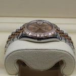 2022 ROLEX DATEJUST 36MM EVEROSE & OYSTERSTEEL ROSE ROMAN NUMERAL DIAMOND DIAL 126231 - WatchCraze.com.au