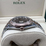 2020 ROLEX DATEJUST CHOCOLATE DIAL DIAMOND MARKERS 41MM 126331 - WatchCraze.com.au
