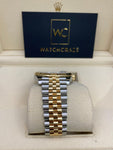 2022 ROLEX DATEJUST 41MM ROLESOR YELLOW GOLD & OYSTERSTEEL BLACK DIAL 126333 - WatchCraze.com.au