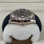 2023 ROLEX SKY-DWELLER OYSTERFLEX ROSE GOLD CHOCOLATE DIAL 42MM 326235