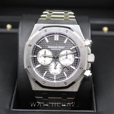 2020 AUDEMARS PIGUET ROYAL OAK CHRONOGRAPH BLACK DIAL 26331ST - WatchCraze.com.au