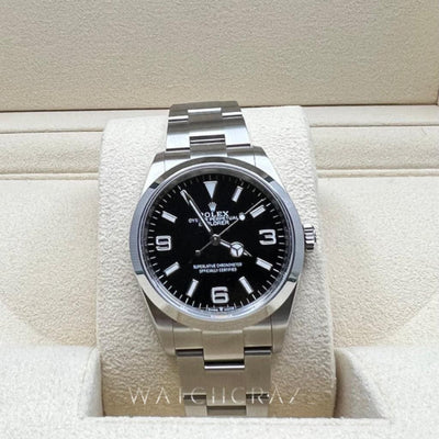 2021 ROLEX EXPLORER 36MM BLACK DIAL 124270 - WatchCraze.com.au