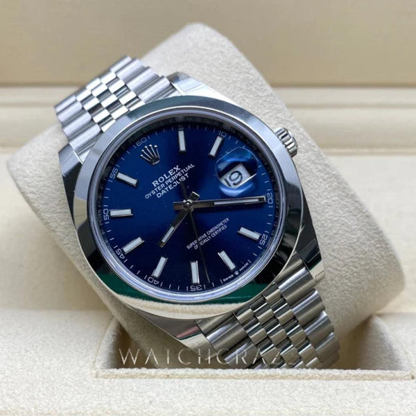2022 ROLEX DATEJUST 41MM BLUE DIAL JUBILEE 126300