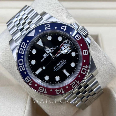 2020 ROLEX GMT MASTER II ‘PEPSI’ JUBILEE 126710BLRO 40MM - WatchCraze.com.au
