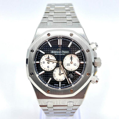 2019 AUDEMARS PIGUET ROYAL OAK 41MM BLACK DIAL CHRONOGRAPH 26331ST - WatchCraze.com.au