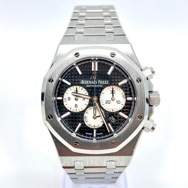 2019 AUDEMARS PIGUET ROYAL OAK 41MM BLACK DIAL CHRONOGRAPH 26331ST - WatchCraze.com.au